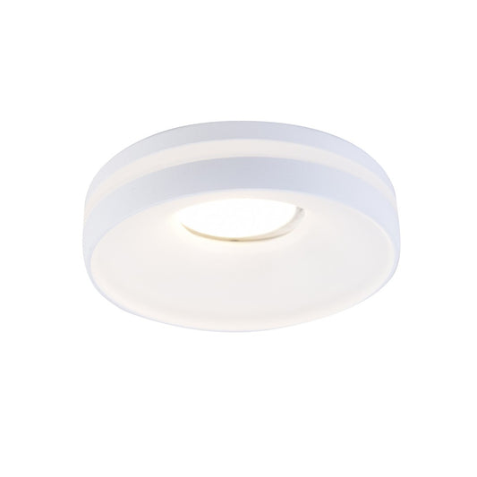 Foco empotrable Frey fabricado en aluminio color blanco