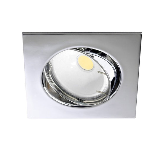 Foco Empotrable Cuadrado Cromo CristalRecord 00-120-00-001