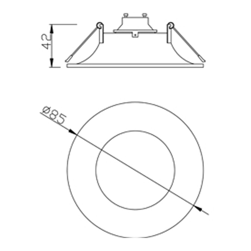 Iluminación discreta ideal para el salón