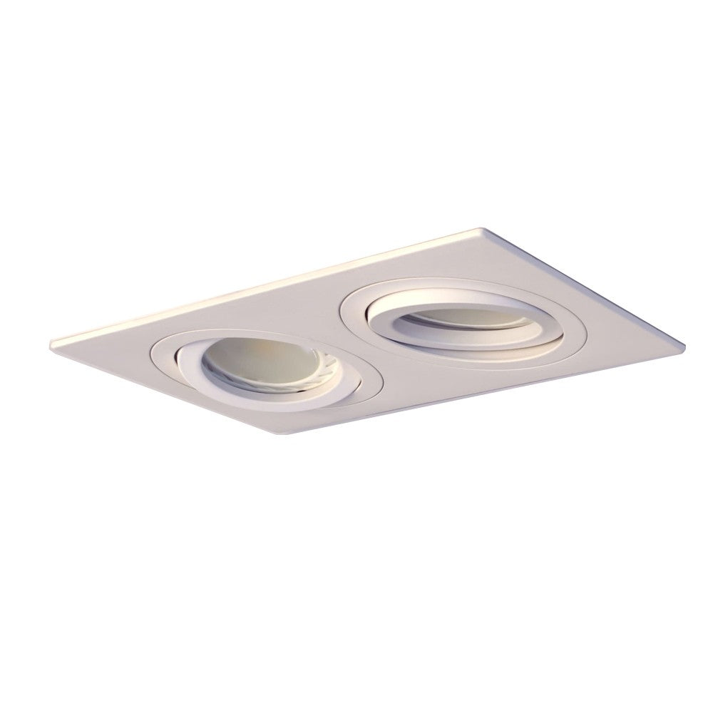 Helium Foco Empotrable Doble Blanco CristalRecord 03-062-00-000