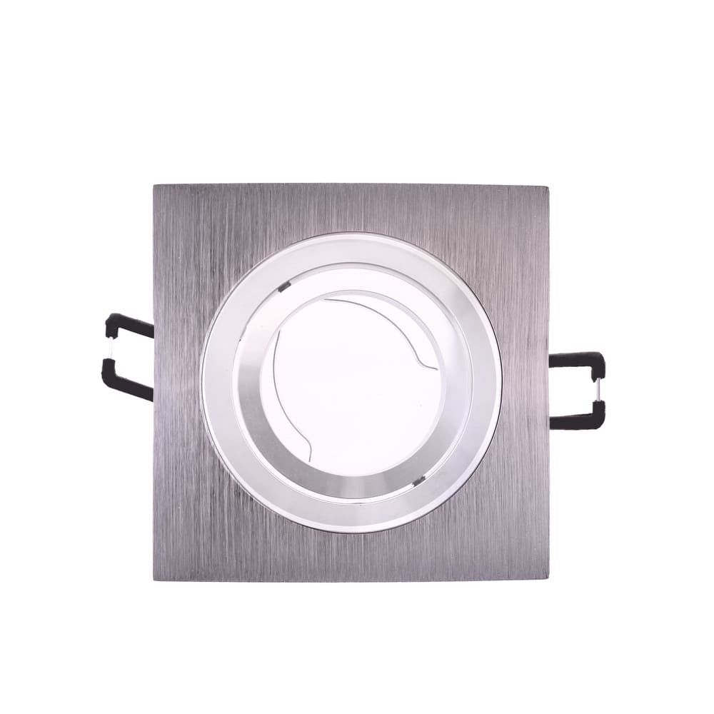 Foco Helium fabricado en Aluminio color Nickel-Inox