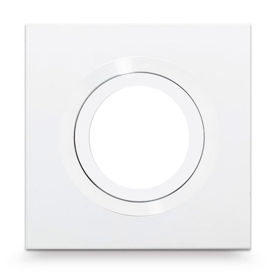 Foco empotrable Itaca cuadrado blanco Fabrilamp / Abrila ref. 99.8001-BLANCO/BLA