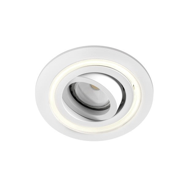 Empotrable LED Aret CristalRecord, luz ambiente blanco y azul, ref 01-070-00-120