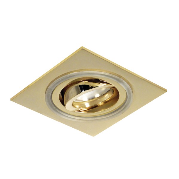 Empotrable LED Aret Cuadrado Oro CristalRecord 00-171-04-100