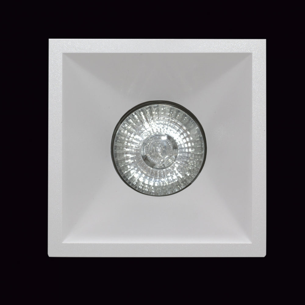 Foco empotrable Oniro cuadrado blanco Fabrilamp / Abrila, ref. 111980401