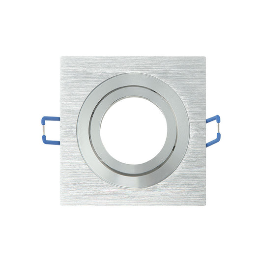 Foco Empotrable Cenote Fabrilamp / Abrila 14348CU70 orientable cuadrado aluminio cromo