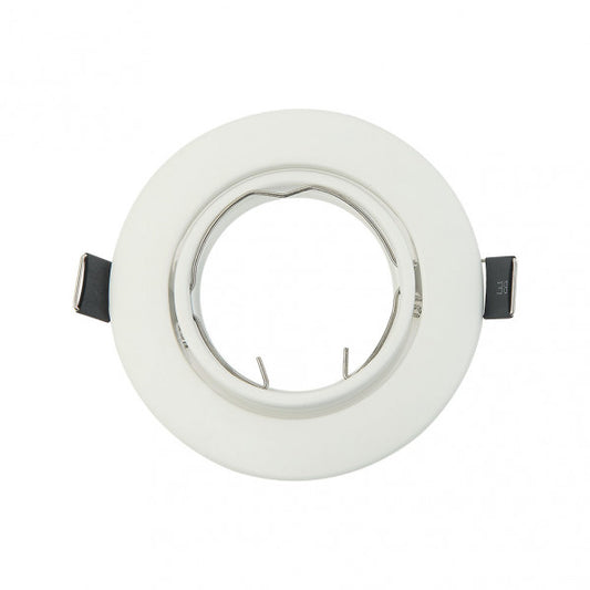 Empotrable Orientable Magura GU10 Blanco Mate de Fabrilamp, vista frontal.