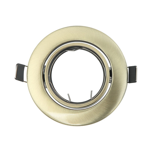 Foco empotrable Magura Fabrilamp / Abrila 14428OR14 orientable en cuero