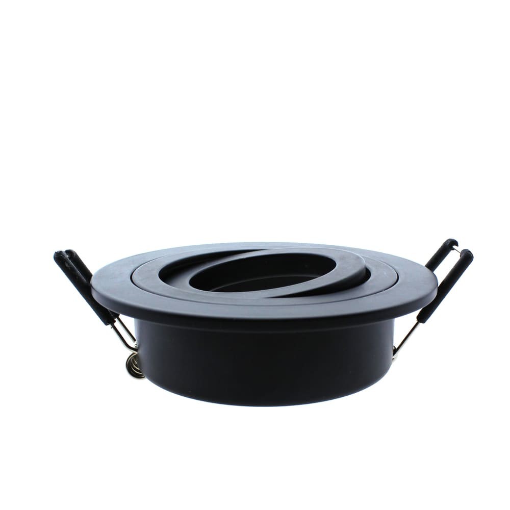Foco empotrable Helium fabricado en Aluminio color Negro