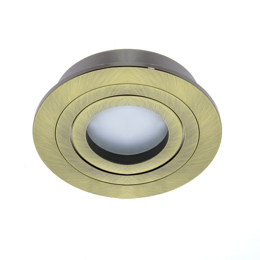 Helium Foco Empotrable Basculante Oro Viejo CristalRecord 01-010-00-006