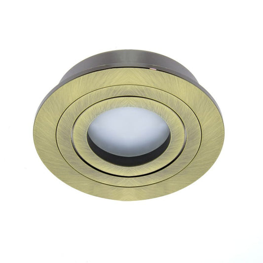 Helium Foco Empotrable Basculante Oro Viejo CristalRecord 01-010-00-006