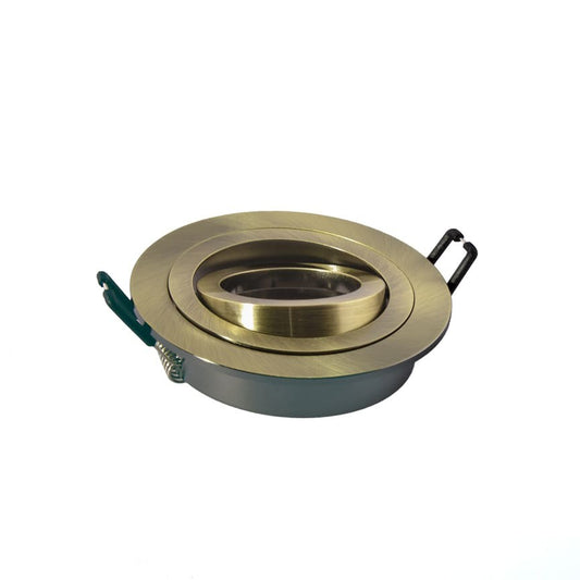 Foco Helium fabricado en Aluminio color Oro Viejo