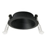 Empotrable Redondo Fijo Negro CristalRecord Fit 62, Ref. 00-700-04-180