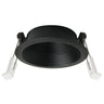 Empotrable Redondo Fijo Fit 75 Negro CristalRecord 00-700-01-180