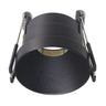 Empotrable Redondo Negro GU10 CristalRecord 01-806-00-180