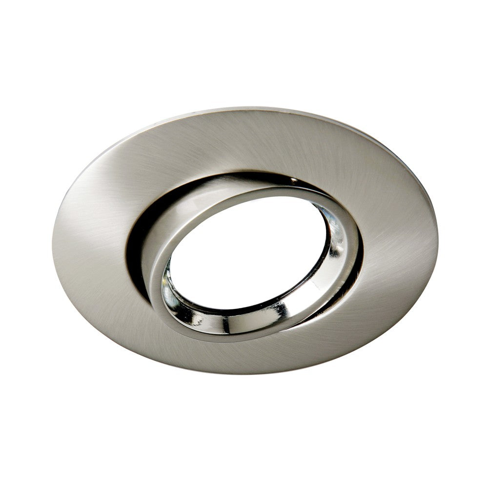 Foco fabricado en Aluminio color Níquel