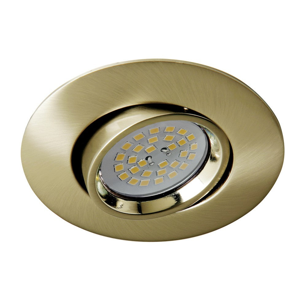 Foco Terra fabricado en Aluminio color Oro Viejo