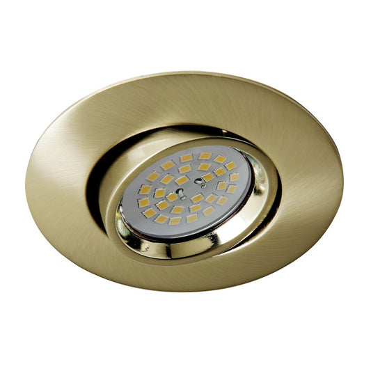 Foco Terra fabricado en Aluminio color Oro Viejo