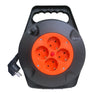 Enrollacable 4 Enchufes Fabrilamp / Abrila IA012026 con Termostato de Seguridad