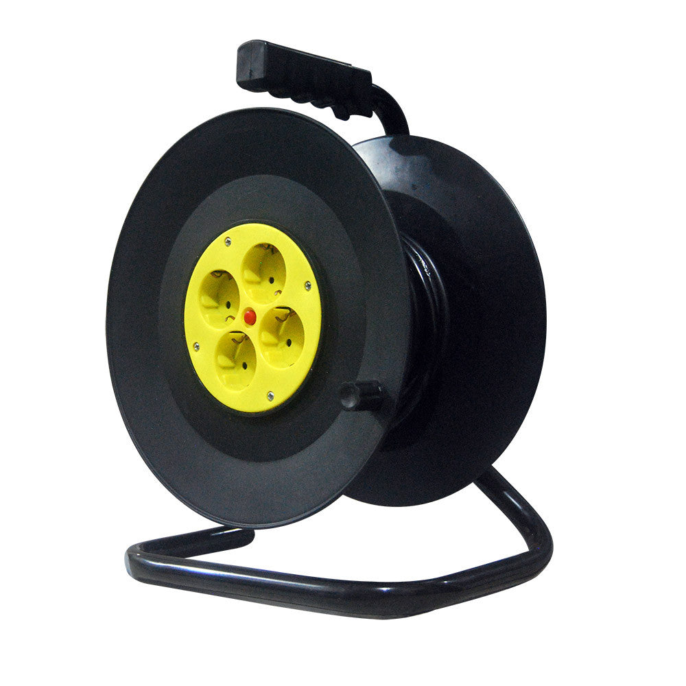 Enrollacable Fabrilamp / Abrila fabricado en Polipropileno color Negro y Amarillo