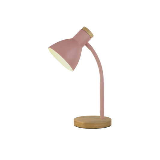 Flexo de Bombilla Epiro Rosa / Haya – vista principal · Ref. 246371000