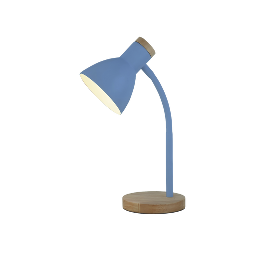 Flexo de Bombilla Epiro Azul / Haya – vista principal · Ref. 246371008