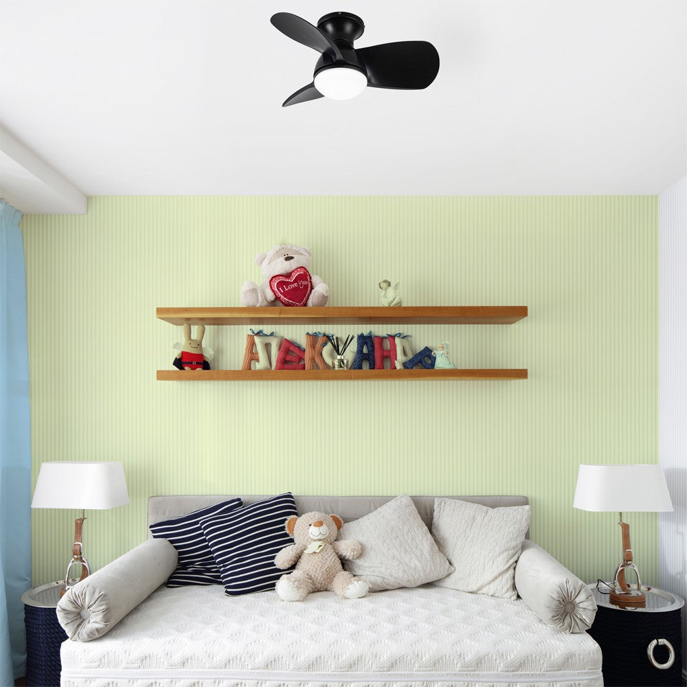 Ventilador Epona fabricado en Acero color Negro con aspas de ABS