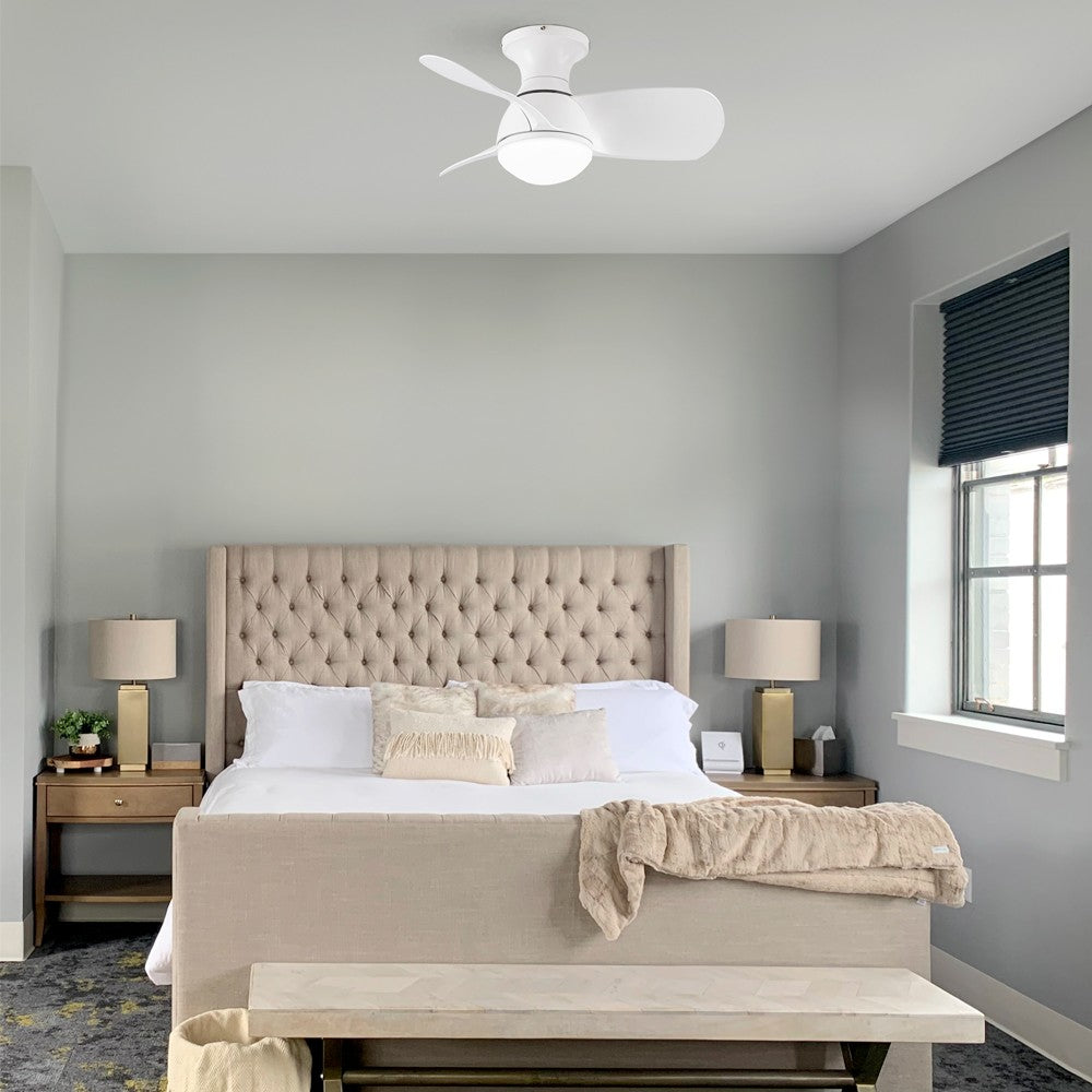 Ventilador Epona fabricado en Acero color Blanco