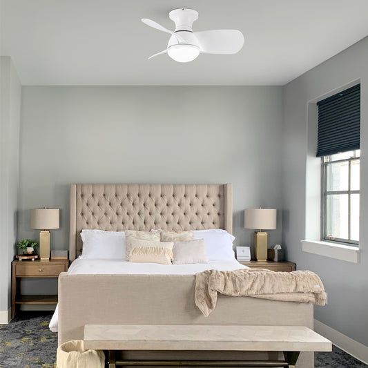 Ventilador Epona fabricado en Acero color Blanco