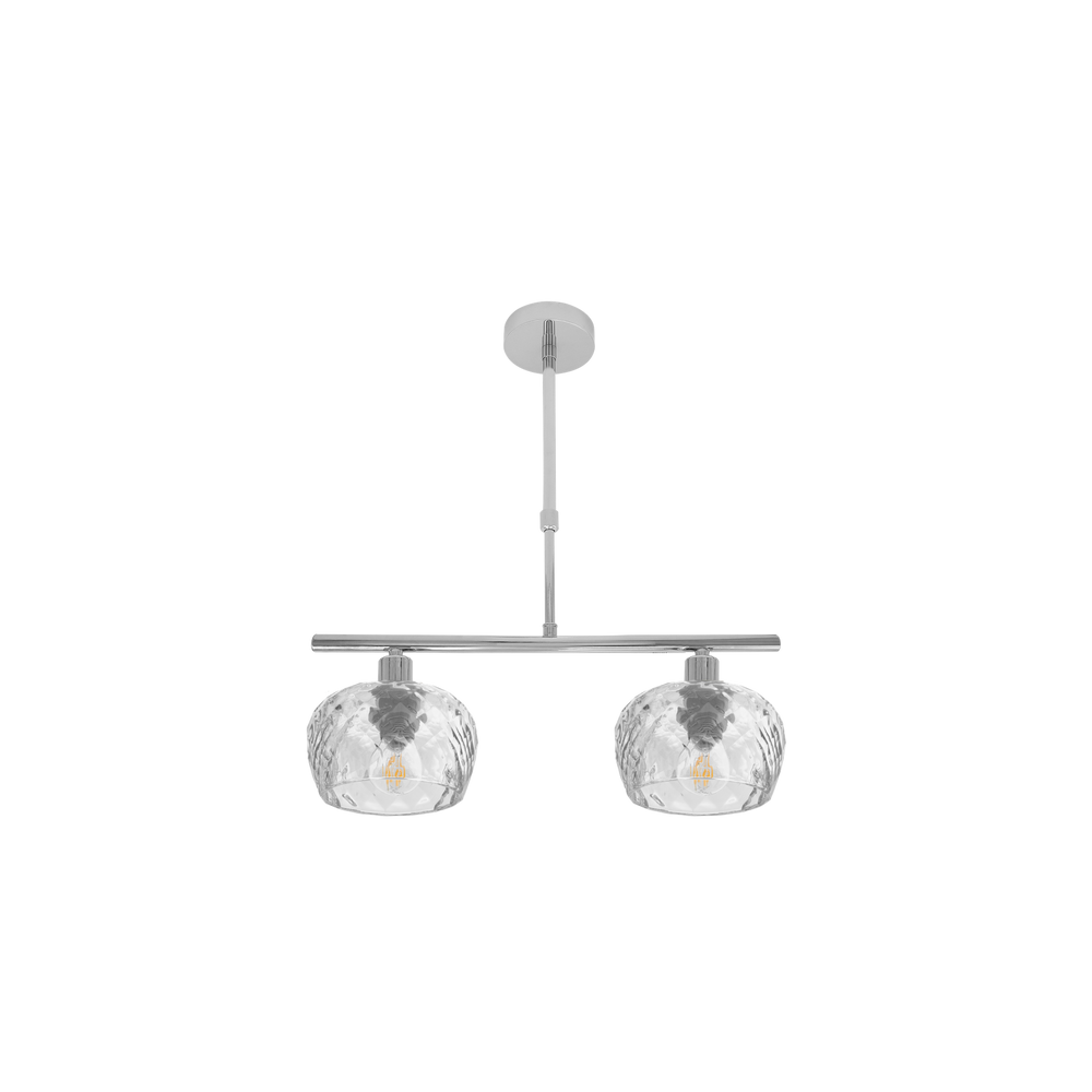 Aplique Estela 2 Luces E14 con Cristal Tallado Fabrilamp