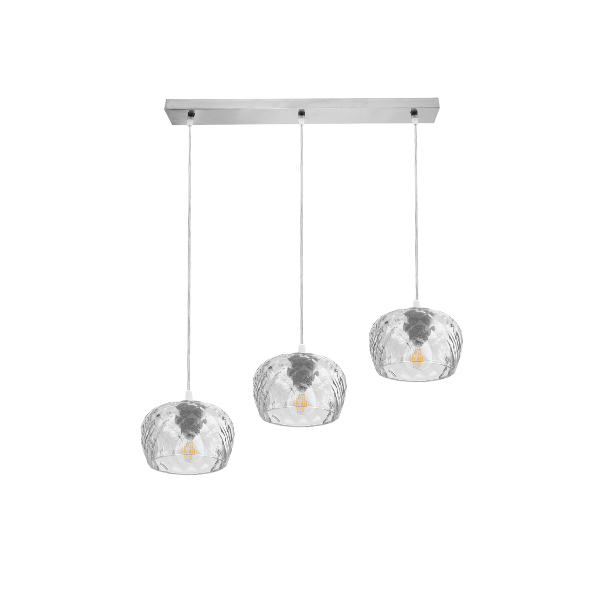 Regleta Estela 3 Luces Cristal Tallado Fabrilamp - vista principal | Fabrilamp / Abrila · Ref. 196893020