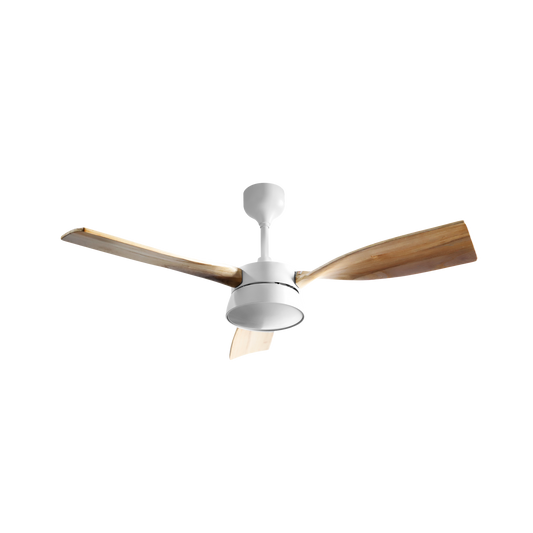 Ventilador de Techo Estio Blanco/Haya – vista principal · Ref. 212291368