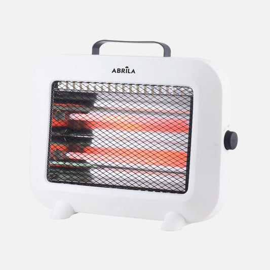 Estufa Eléctrica de Cuarzo Zorita 800 W Portátil Blanca Fabrilamp - vista principal | Fabrilamp / Abrila