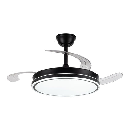 Ventilador de Techo Evo 72W LED 7920 lm CCT Negro 106 cm Retráctil CristalRecord - imagen 3 | CristalRecord