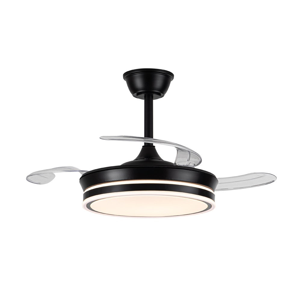 Evo Mini Ventilador de Techo LED CristalRecord 85-075-36-180