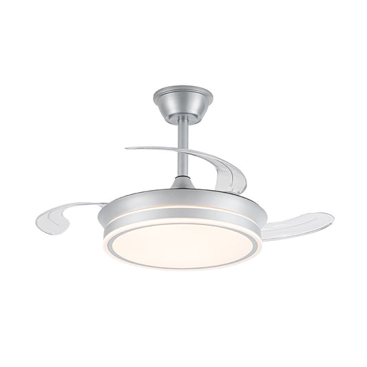 Ventilador de Techo LED Evo Mini Plata CristalRecord 85-075-36-281