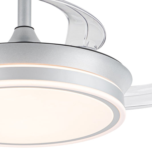 Ventilador Evo Mini fabricado en Acero color Plata