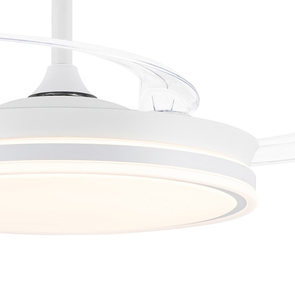 Ventilador Evo fabricado en Acero color Blanco