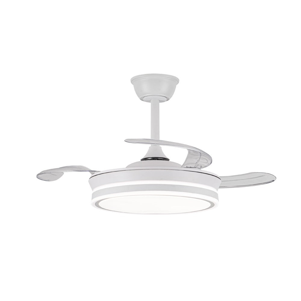 Ventilador silencioso con aspas plegables ideal para dormitorios