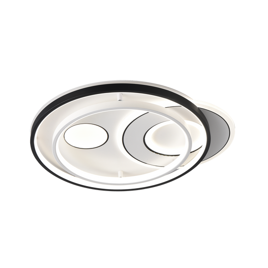 Plafón Moderno LED Evora Blanco / Negro – vista principal · Ref. 224385226
