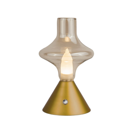 Lámpara sobremesa Abel LED recargable ALEMAR en latón - Vista principal