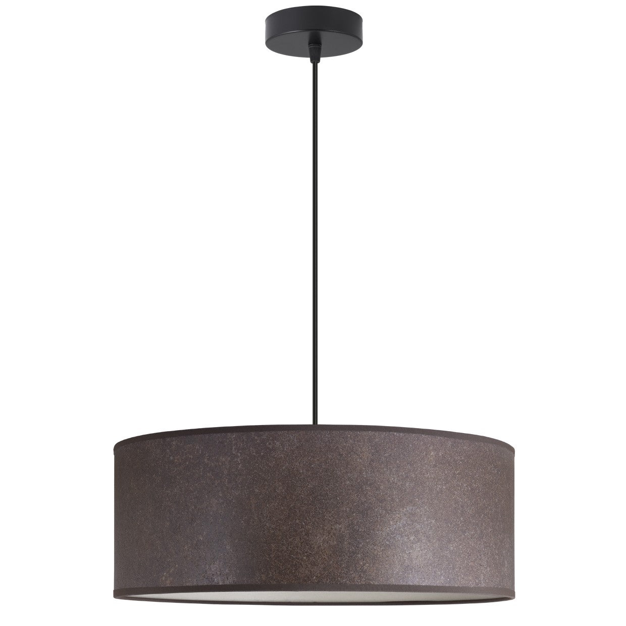 Lámpara colgante Mera óxido ALEMAR con pantalla cilíndrica - Vista principal