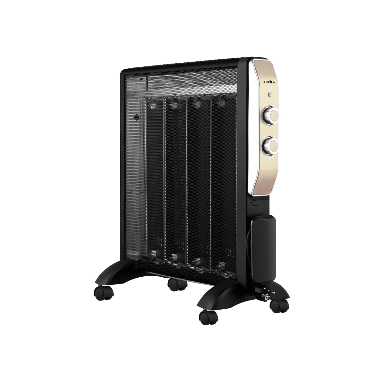 Radiadores de Mica Abrigo Negro / Oro – vista principal · Ref. 202012016