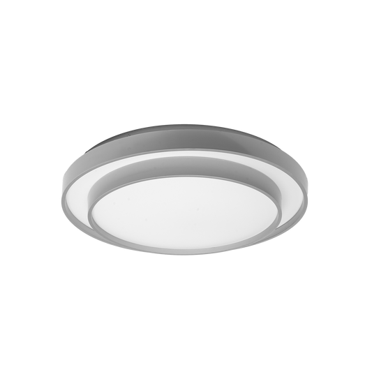 Plafón Moderno LED Fana Blanco / Plata – vista principal · Ref. 218985074