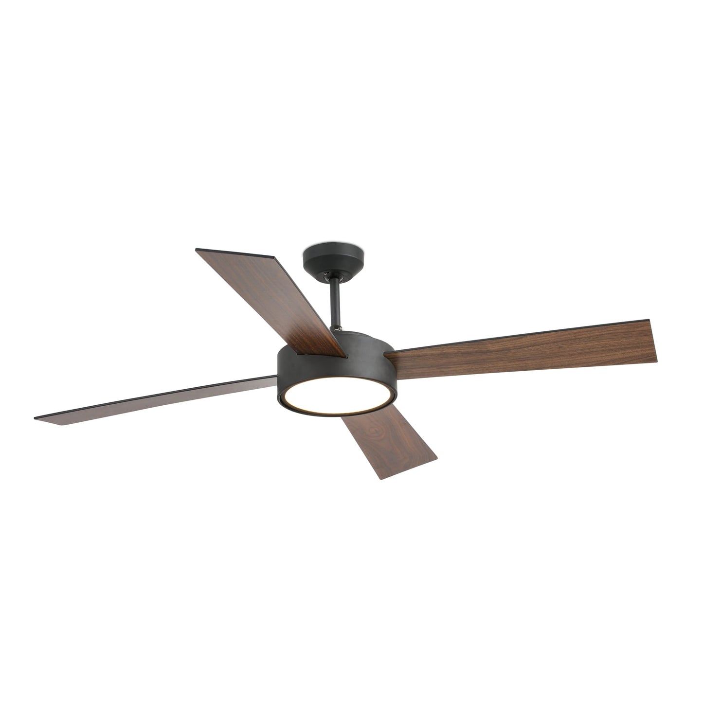 Ventilador de techo LED HYDRA L negro moderno FARO Serie 3325 Ref 33725 con luz para salón y dormitorio - ventilación e iluminación interior LUZGURU