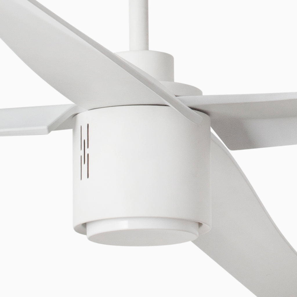 Ventilador de techo LED ATTOS FARO Serie 3326 ref 33494, diseño moderno blanco mate con luz integrada y ventilación eficiente