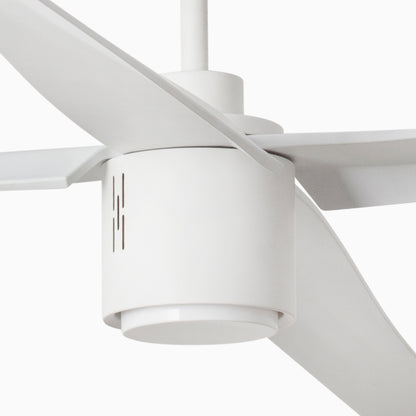 Ventilador de techo LED ATTOS FARO Serie 3326 ref 33494, diseño moderno blanco mate con luz integrada y ventilación eficiente