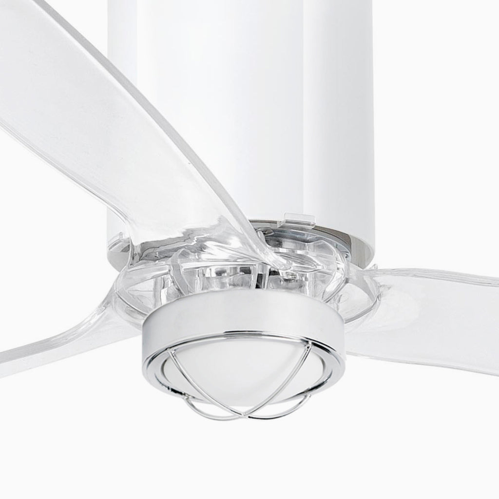 Ventilador de techo LED blanco FARO 3334 ref 32038-9 con luz integrada, diseño moderno y ventilación eficiente LUZGURU
