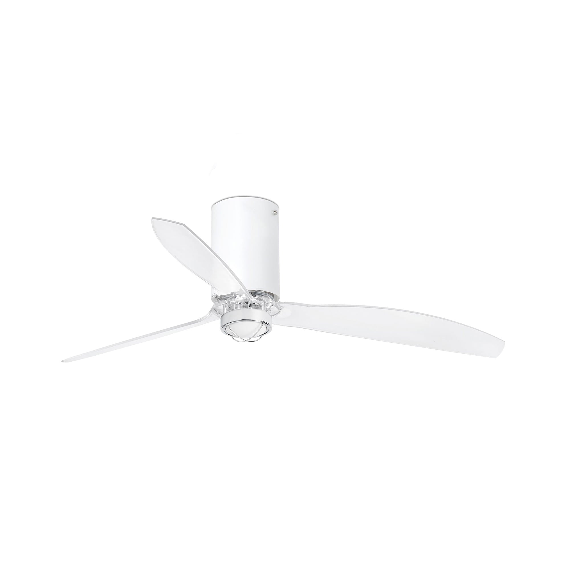 Ventilador de techo LED blanco FARO 3334, ref. 32039-9, diseño moderno mate en LUZGURU con ventilación eficiente