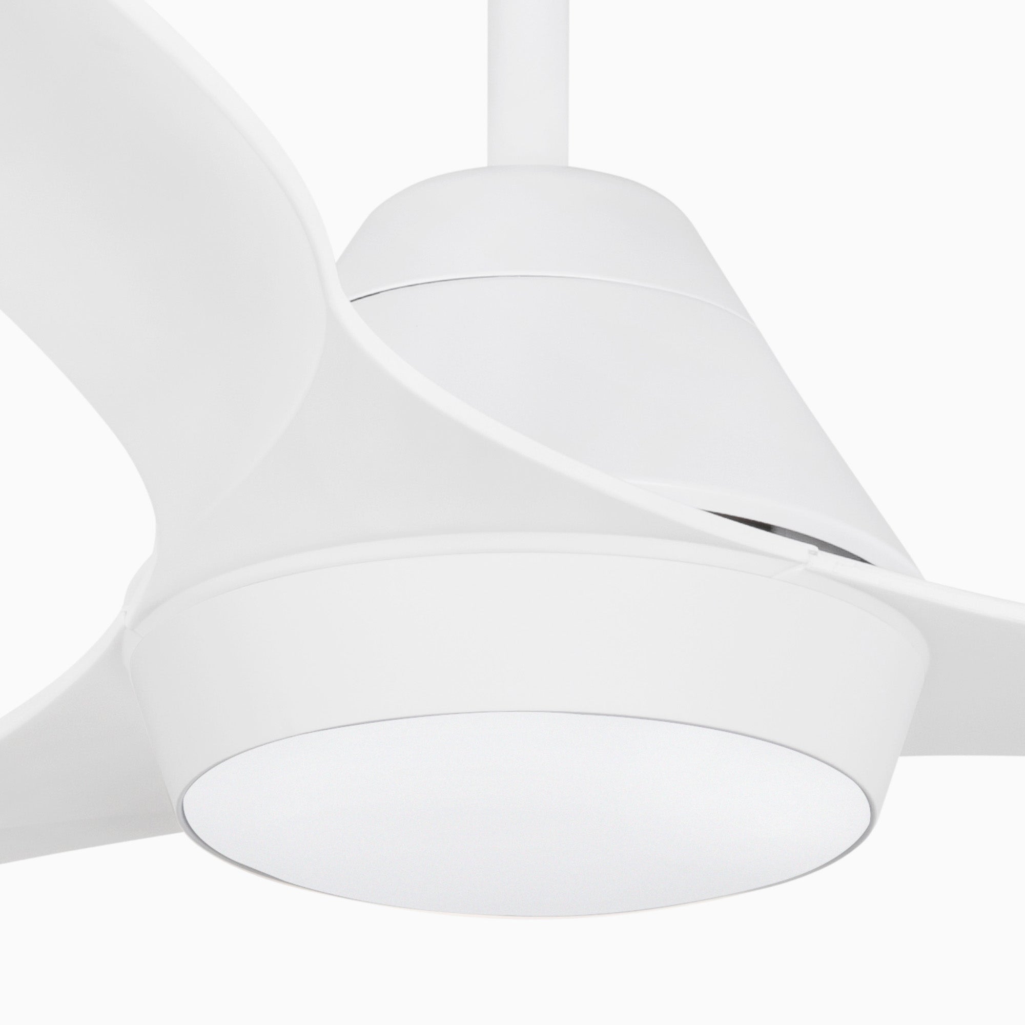 Ventilador de techo LED blanco FARO 3391 Polaris, ref. 33346, diseño moderno DC para ventilación eficiente - LUZGURU